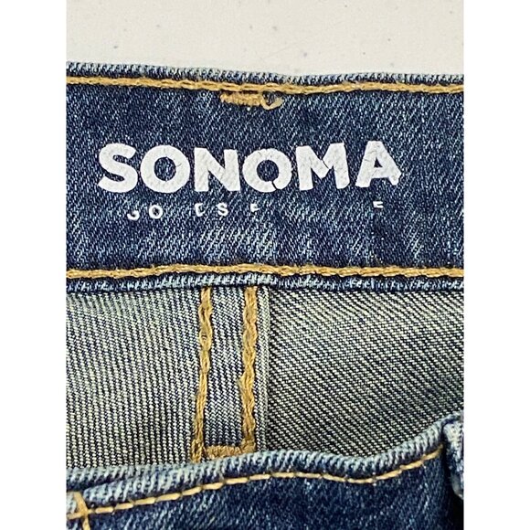 Sonoma Men's Goods for Life Slim-Fit Stretch Jeans, Size: 33X30, Blue - Picture 11 of 12